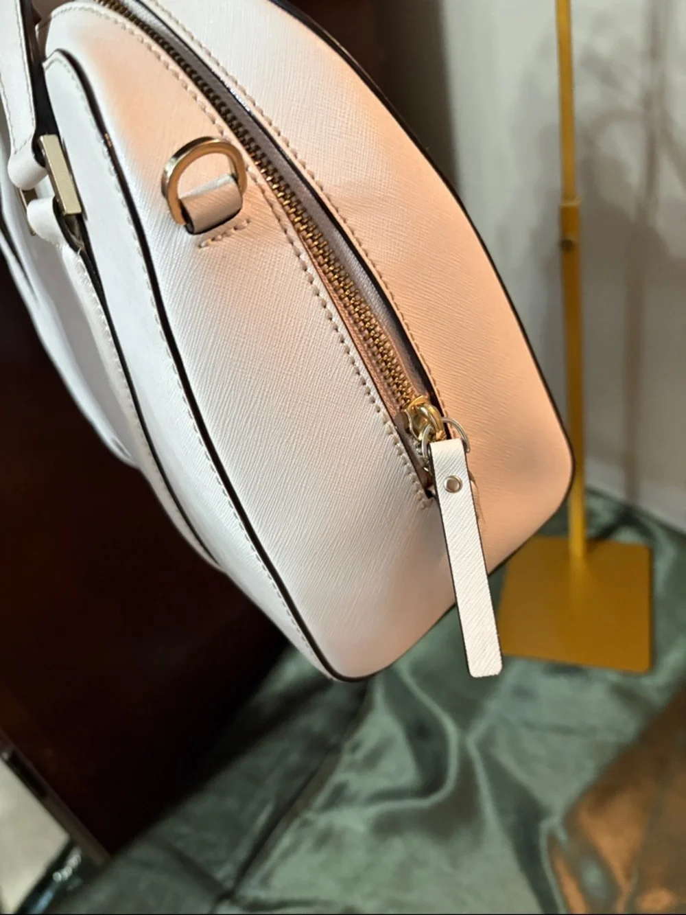Kate Spade Small Felix Lane Satchel saffiano leather dome bag